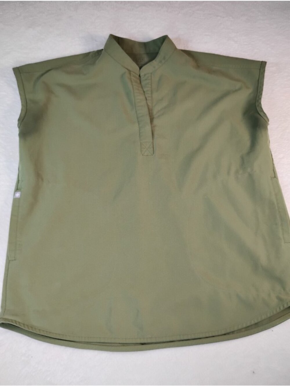 Figs Rafaela Scrub Top Oversized Fit Pockets Stretch XS Sage